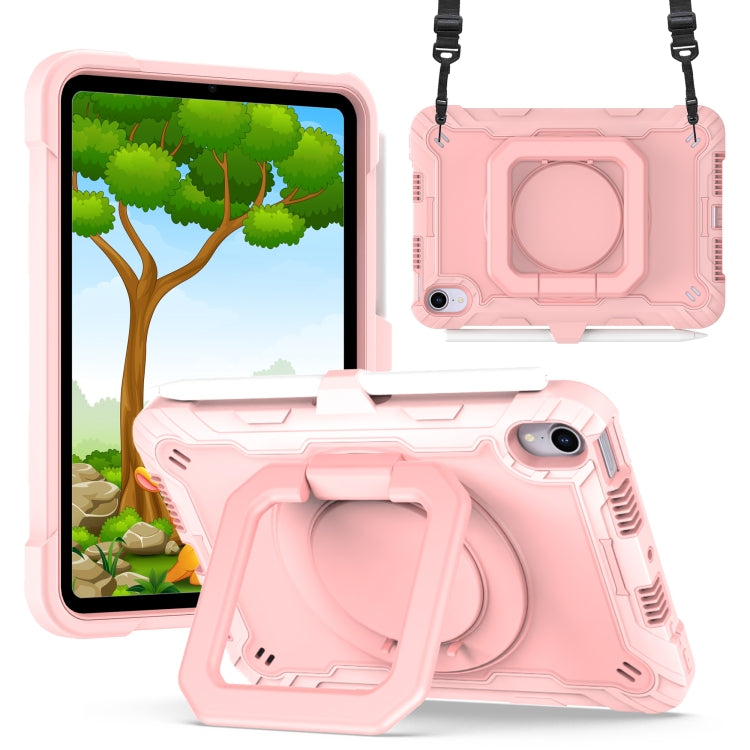 Custodia per tablet con supporto per braccialetto in silicone + PC, For iPad mini 2024 / mini 6, For Samsung Galaxy Tab A8 10.5 2021