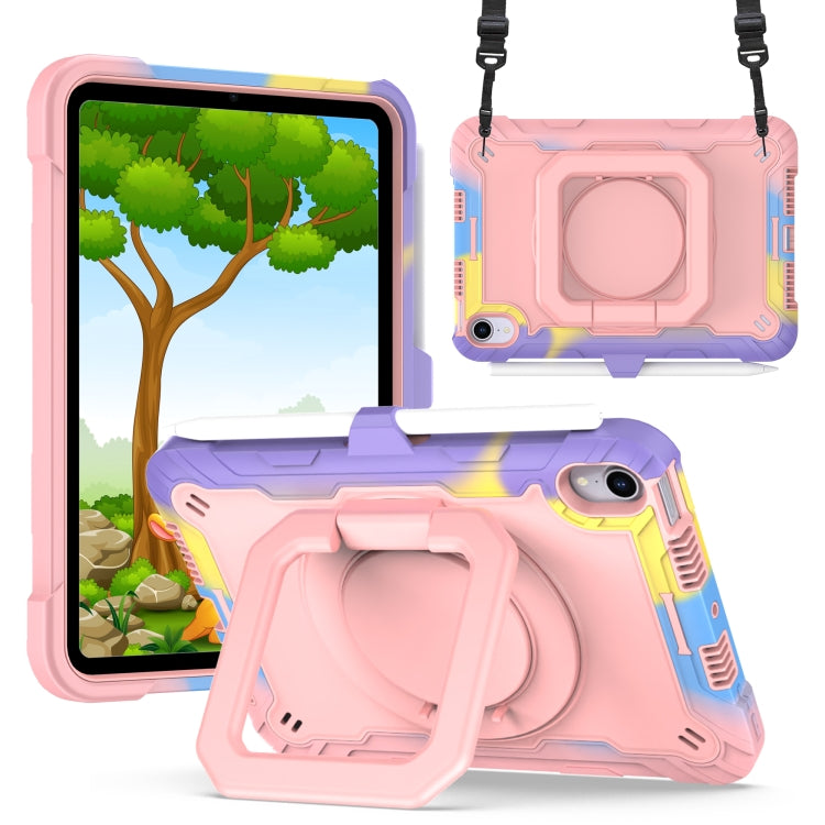 Custodia per tablet con supporto per braccialetto in silicone + PC, For iPad mini 2024 / mini 6, For Samsung Galaxy Tab A8 10.5 2021