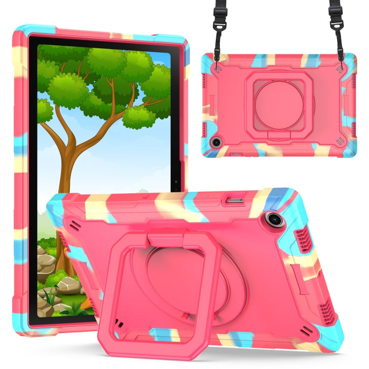 Custodia per tablet con supporto per braccialetto in silicone + PC, For iPad mini 2024 / mini 6, For Samsung Galaxy Tab A8 10.5 2021