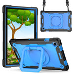 Custodia per tablet con supporto per braccialetto in silicone + PC, For iPad mini 2024 / mini 6, For Samsung Galaxy Tab A8 10.5 2021