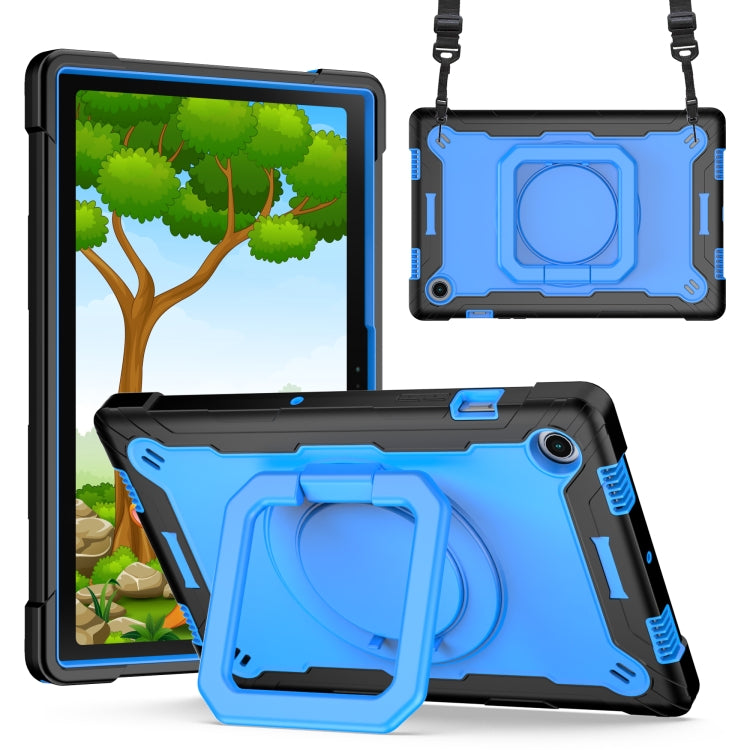 Custodia per tablet con supporto per braccialetto in silicone + PC, For iPad mini 2024 / mini 6, For Samsung Galaxy Tab A8 10.5 2021