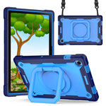 Custodia per tablet con supporto per braccialetto in silicone + PC, For iPad mini 2024 / mini 6, For Samsung Galaxy Tab A8 10.5 2021