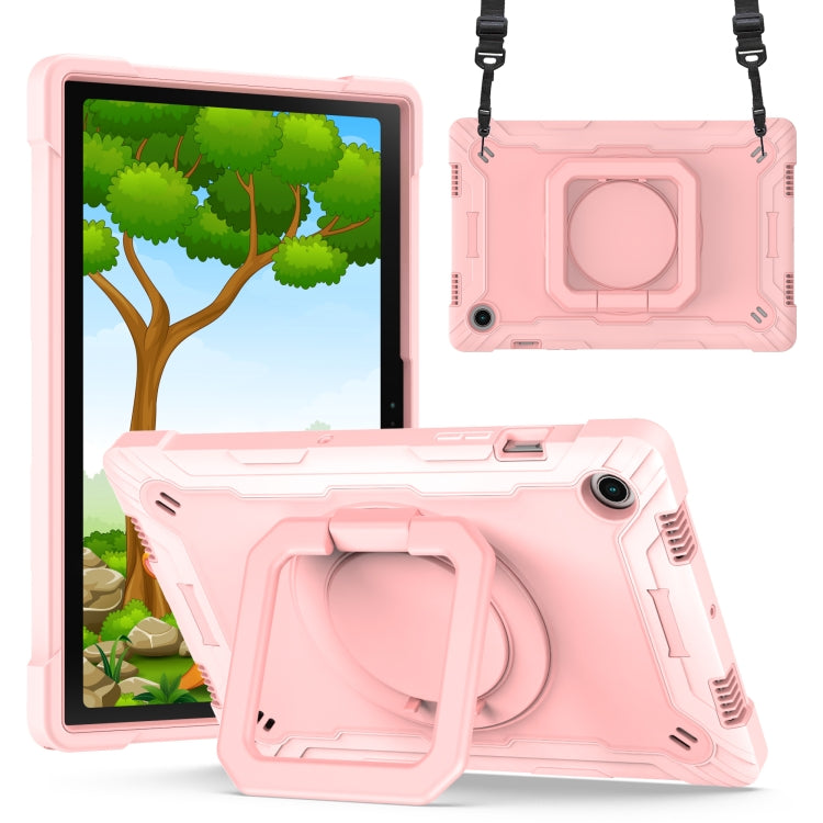 Custodia per tablet con supporto per braccialetto in silicone + PC, For iPad mini 2024 / mini 6, For Samsung Galaxy Tab A8 10.5 2021