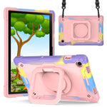 Custodia per tablet con supporto per braccialetto in silicone + PC, For iPad mini 2024 / mini 6, For Samsung Galaxy Tab A8 10.5 2021