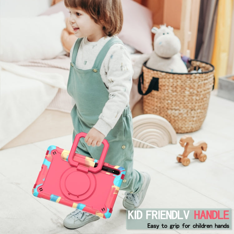 Custodia per tablet con supporto per braccialetto in silicone + PC, For Samsung Galaxy Tab S7 / S8