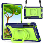 Custodia per tablet con supporto per braccialetto in silicone + PC, For Samsung Galaxy Tab S7 / S8