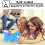 Custodia per tablet con supporto per braccialetto in silicone + PC, For Lenovo Tab M10 HD 2nd Gen, For Samsung Galaxy Tab S7+ / S8+ / S7 FE
