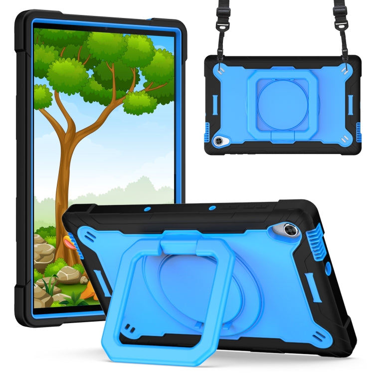 Custodia per tablet con supporto per braccialetto in silicone + PC, For Lenovo Tab M10 HD 2nd Gen, For Samsung Galaxy Tab S7+ / S8+ / S7 FE