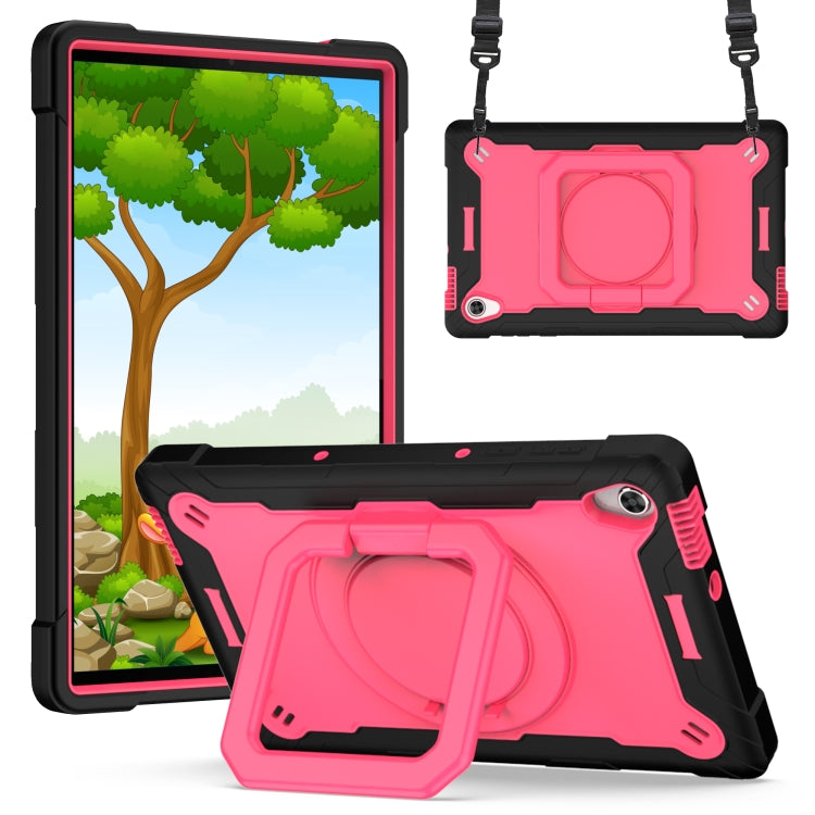 Custodia per tablet con supporto per braccialetto in silicone + PC, For Lenovo Tab M10 HD 2nd Gen, For Samsung Galaxy Tab S7+ / S8+ / S7 FE