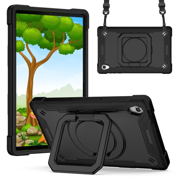 Custodia per tablet con supporto per braccialetto in silicone + PC, For Lenovo Tab M10 HD 2nd Gen, For Samsung Galaxy Tab S7+ / S8+ / S7 FE