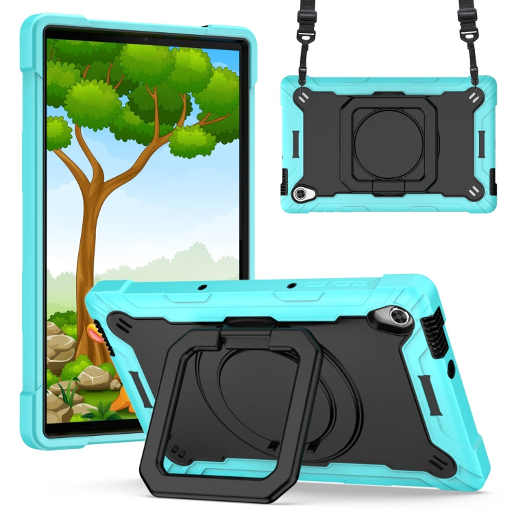 Custodia per tablet con supporto per braccialetto in silicone + PC, For Lenovo Tab M10 HD 2nd Gen, For Samsung Galaxy Tab S7+ / S8+ / S7 FE