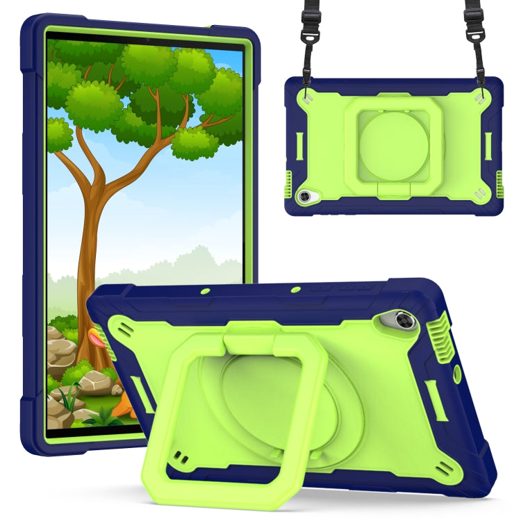 Custodia per tablet con supporto per braccialetto in silicone + PC, For Lenovo Tab M10 HD 2nd Gen, For Samsung Galaxy Tab S7+ / S8+ / S7 FE