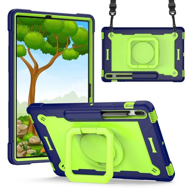 Custodia per tablet con supporto per braccialetto in silicone + PC, For Lenovo Tab M10 HD 2nd Gen, For Samsung Galaxy Tab S7+ / S8+ / S7 FE