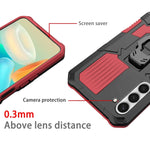 Armor Warrior PC antiurto + custodia per telefono in TPU, For Samsung Galaxy S23+ 5G