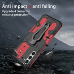 Armor Warrior PC antiurto + custodia per telefono in TPU, For Samsung Galaxy S23+ 5G