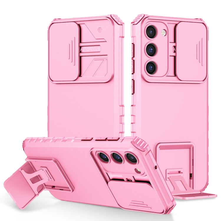 Custodia per telefono camshield scorrevole con supporto stereoscopico, For Samsung Galaxy A04 4G, For Samsung Galaxy S23 5G, For Samsung Galaxy S23+ 5G