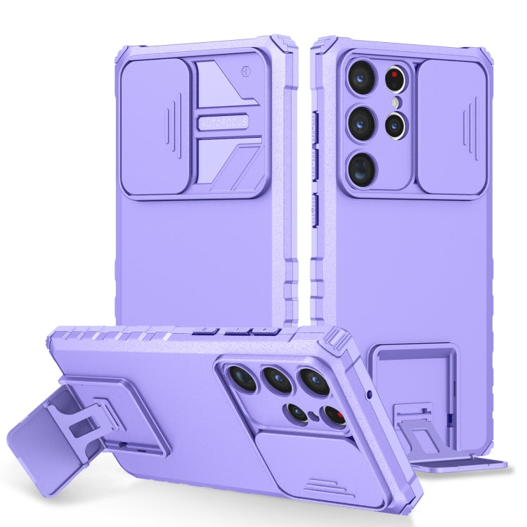 Custodia per telefono camshield scorrevole con supporto stereoscopico, For Samsung Galaxy S23 Ultra 5G, For Samsung Galaxy A14 5G