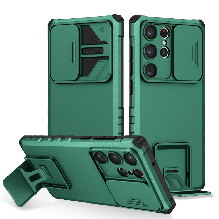 Custodia per telefono camshield scorrevole con supporto stereoscopico, For Samsung Galaxy S23 Ultra 5G, For Samsung Galaxy A14 5G