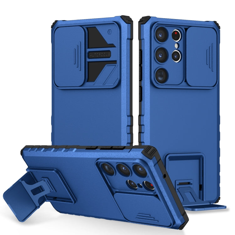 Custodia per telefono camshield scorrevole con supporto stereoscopico, For Samsung Galaxy S23 Ultra 5G, For Samsung Galaxy A14 5G