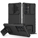 Custodia per telefono camshield scorrevole con supporto stereoscopico, For Samsung Galaxy S23 Ultra 5G, For Samsung Galaxy A14 5G