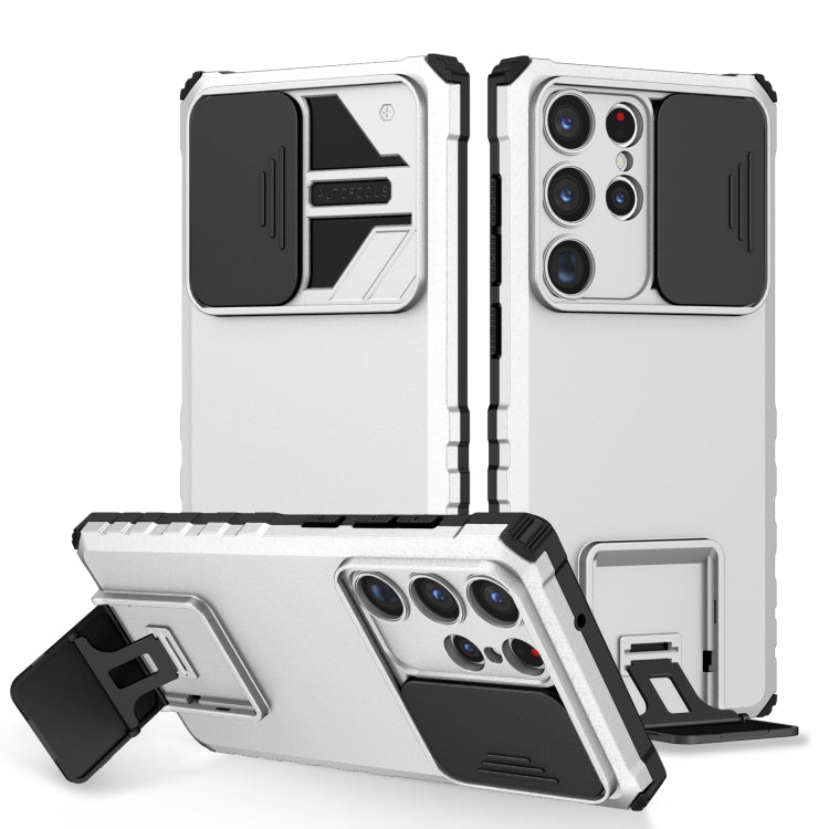 Custodia per telefono camshield scorrevole con supporto stereoscopico, For Samsung Galaxy S23 Ultra 5G, For Samsung Galaxy A14 5G