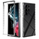 Custodia protettiva per telefono trasparente in TPU + PC a colori sfumati, For Samsung Galaxy S23 Ultra 5G, For Samsung Galaxy S23+ 5G, For Samsung Galaxy S23 5G