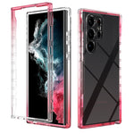 Custodia protettiva per telefono trasparente in TPU + PC a colori sfumati, For Samsung Galaxy S23 Ultra 5G, For Samsung Galaxy S23+ 5G, For Samsung Galaxy S23 5G