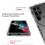 Custodia protettiva per telefono trasparente in TPU + PC a colori sfumati, For Samsung Galaxy S23 Ultra 5G, For Samsung Galaxy S23+ 5G, For Samsung Galaxy S23 5G