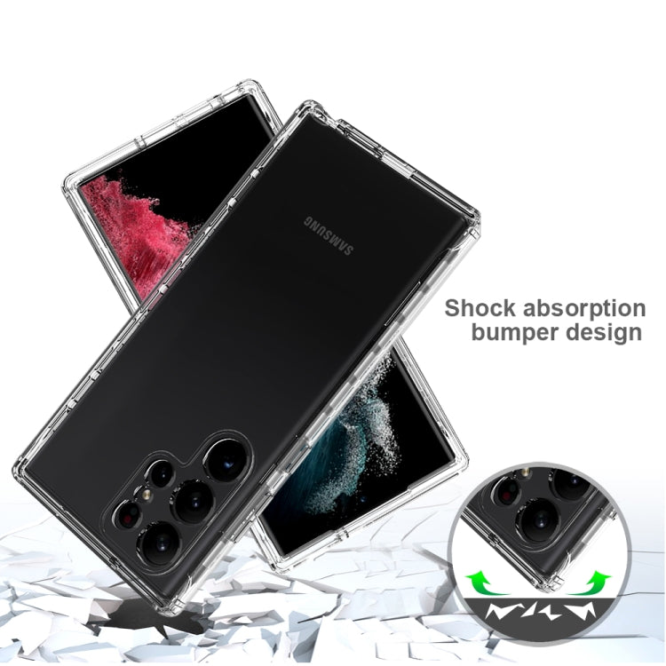 Custodia protettiva per telefono trasparente in TPU + PC a colori sfumati, For Samsung Galaxy S23 Ultra 5G, For Samsung Galaxy S23+ 5G, For Samsung Galaxy S23 5G