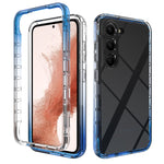 Custodia protettiva per telefono trasparente in TPU + PC a colori sfumati, For Samsung Galaxy S23 Ultra 5G, For Samsung Galaxy S23+ 5G, For Samsung Galaxy S23 5G