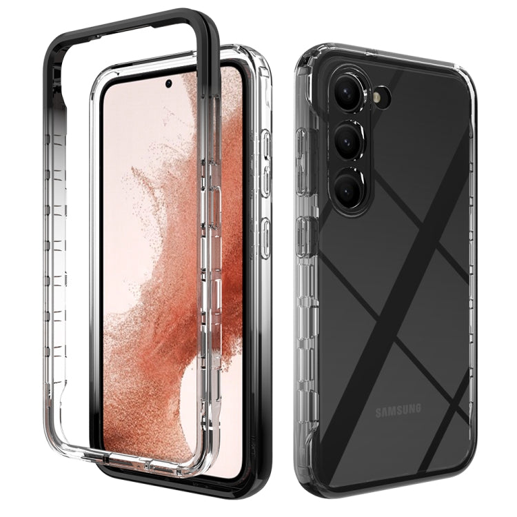 Custodia protettiva per telefono trasparente in TPU + PC a colori sfumati, For Samsung Galaxy S23 Ultra 5G, For Samsung Galaxy S23+ 5G, For Samsung Galaxy S23 5G