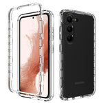 Custodia protettiva per telefono trasparente in TPU + PC a colori sfumati, For Samsung Galaxy S23 Ultra 5G, For Samsung Galaxy S23+ 5G, For Samsung Galaxy S23 5G