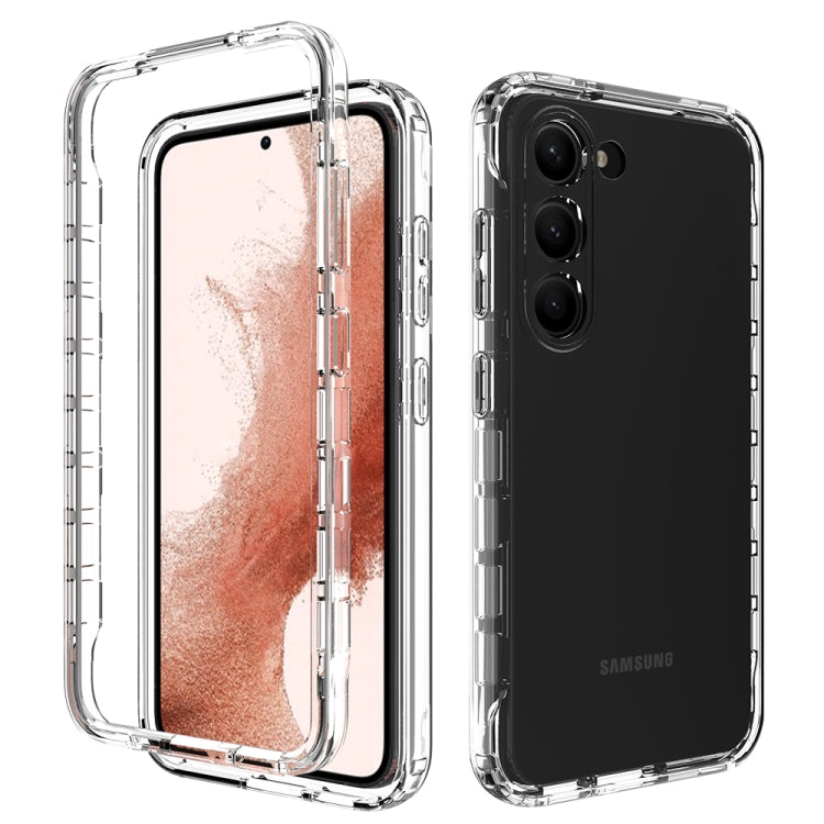 Custodia protettiva per telefono trasparente in TPU + PC a colori sfumati, For Samsung Galaxy S23 Ultra 5G, For Samsung Galaxy S23+ 5G, For Samsung Galaxy S23 5G