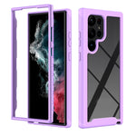 Custodia protettiva per telefono in TPU + PC trasparente integrata a due strati, For Samsung Galaxy S23 Ultra 5G, For Samsung Galaxy S23+ 5G, For Samsung Galaxy S23 5G