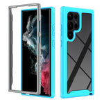 Custodia protettiva per telefono in TPU + PC trasparente integrata a due strati, For Samsung Galaxy S23 Ultra 5G, For Samsung Galaxy S23+ 5G, For Samsung Galaxy S23 5G