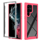 Custodia protettiva per telefono in TPU + PC trasparente integrata a due strati, For Samsung Galaxy S23 Ultra 5G, For Samsung Galaxy S23+ 5G, For Samsung Galaxy S23 5G