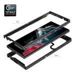 Custodia protettiva per telefono in TPU + PC trasparente integrata a due strati, For Samsung Galaxy S23 Ultra 5G, For Samsung Galaxy S23+ 5G, For Samsung Galaxy S23 5G
