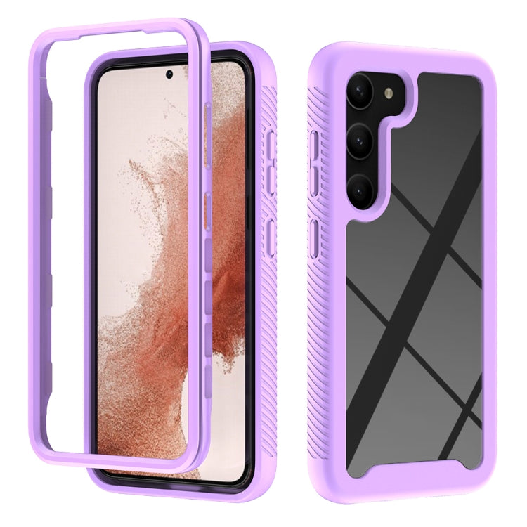 Custodia protettiva per telefono in TPU + PC trasparente integrata a due strati, For Samsung Galaxy S23 Ultra 5G, For Samsung Galaxy S23+ 5G, For Samsung Galaxy S23 5G