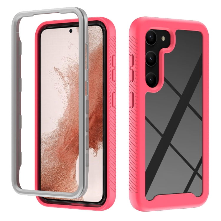 Custodia protettiva per telefono in TPU + PC trasparente integrata a due strati, For Samsung Galaxy S23 Ultra 5G, For Samsung Galaxy S23+ 5G, For Samsung Galaxy S23 5G