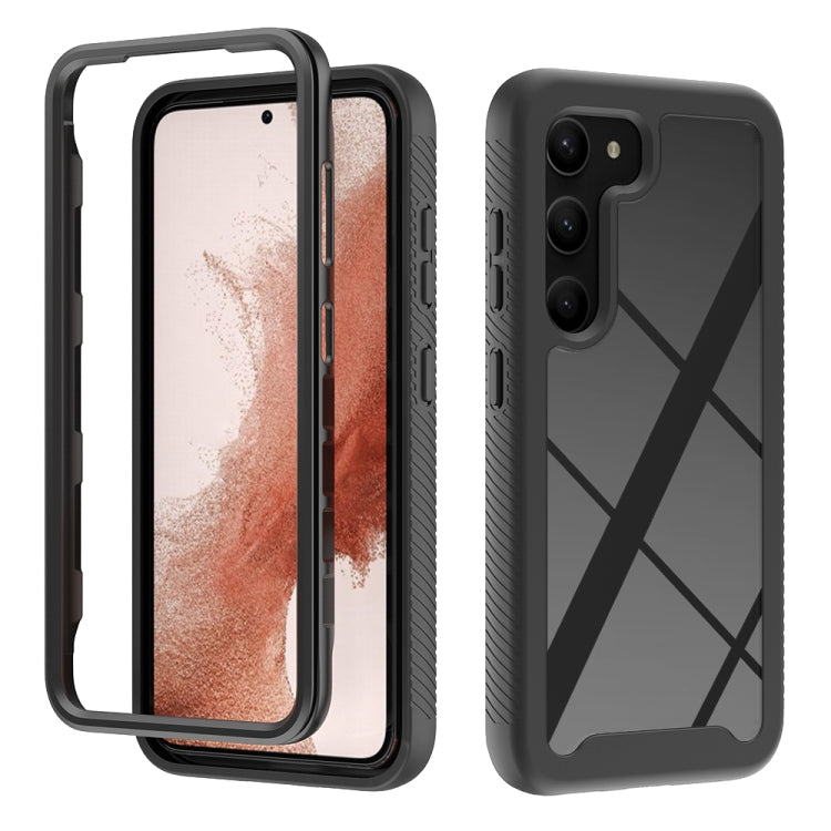 Custodia protettiva per telefono in TPU + PC trasparente integrata a due strati, For Samsung Galaxy S23 Ultra 5G, For Samsung Galaxy S23+ 5G, For Samsung Galaxy S23 5G