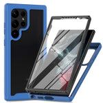 Custodia protettiva per telefono trasparente integrata a due strati in TPU + PC + PET, For Samsung Galaxy S23 Ultra 5G, For Samsung Galaxy S23+ 5G, For Samsung Galaxy S23 5G