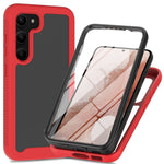 Custodia protettiva per telefono trasparente integrata a due strati in TPU + PC + PET, For Samsung Galaxy S23 Ultra 5G, For Samsung Galaxy S23+ 5G, For Samsung Galaxy S23 5G