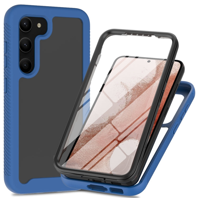Custodia protettiva per telefono trasparente integrata a due strati in TPU + PC + PET, For Samsung Galaxy S23 Ultra 5G, For Samsung Galaxy S23+ 5G, For Samsung Galaxy S23 5G