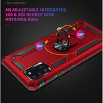 Custodia TPU e PC con supporto girevole per Galaxy A31