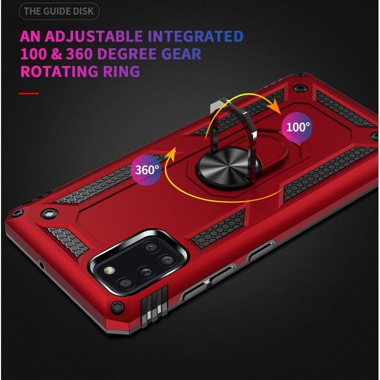 Custodia TPU e PC con supporto girevole per Galaxy A31