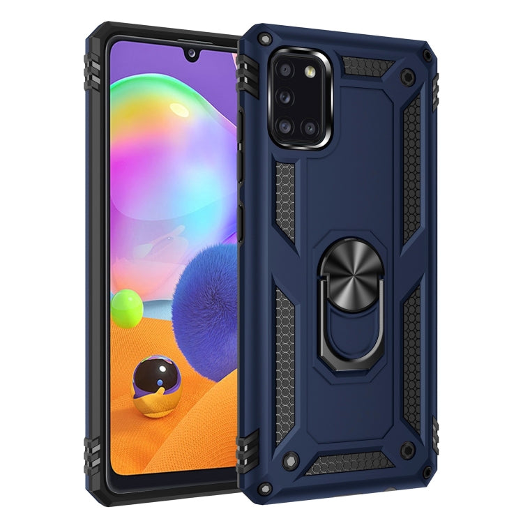 Custodia TPU e PC con supporto girevole per Galaxy A31