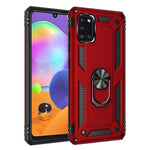 Custodia TPU e PC con supporto girevole per Galaxy A31