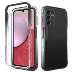 Custodia protettiva per telefono trasparente in TPU + PC a colori sfumati, For Samsung Galaxy A14 5G