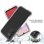 Custodia protettiva per telefono trasparente in TPU + PC a colori sfumati, For Samsung Galaxy A14 5G