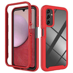 Custodia protettiva per telefono in TPU + PC trasparente integrata a due strati, For Samsung Galaxy A14 5G